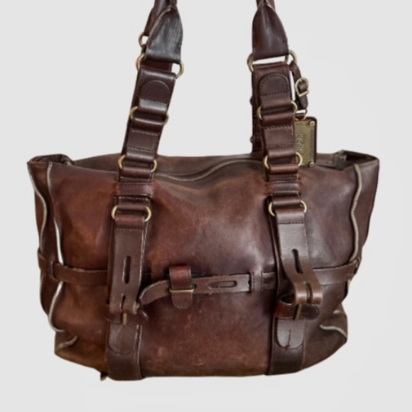 Hugo Boss Handbags - Hugo Boss Vintage Leather Shoulder Bag